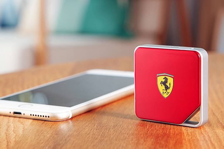 Save files and charge gadgets Ferrari-style