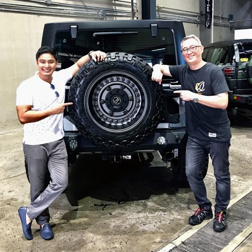 The camouflaged, lifted SUVs of Coco Martin VISOR.PH