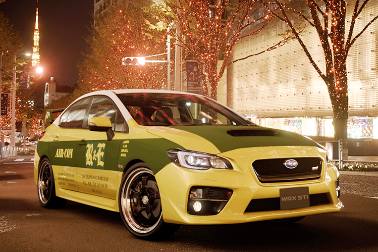 Someone Put R E Taxi Decals On A Virtual Subaru Wrx Sti Visor Ph