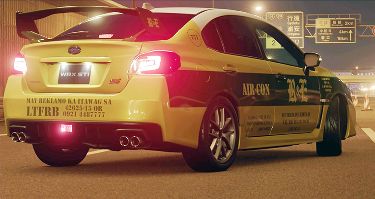 Someone Put R E Taxi Decals On A Virtual Subaru Wrx Sti Visor Ph