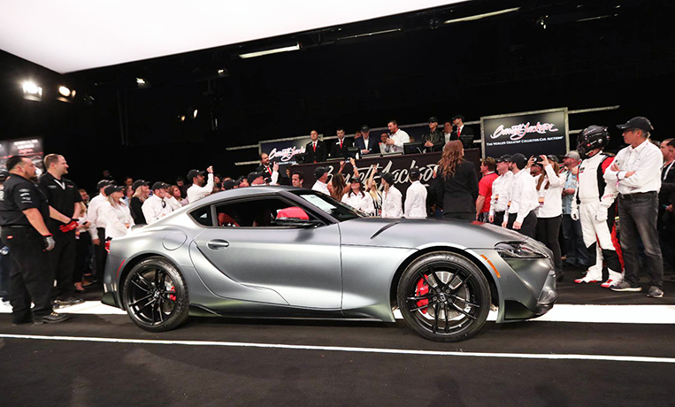 Someone Paid $2.1 Million for This 2020 Toyota Supra