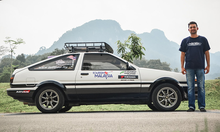 Dude Begins Intercontinental Drive In His Toyota Ae86 For Love Visor Ph