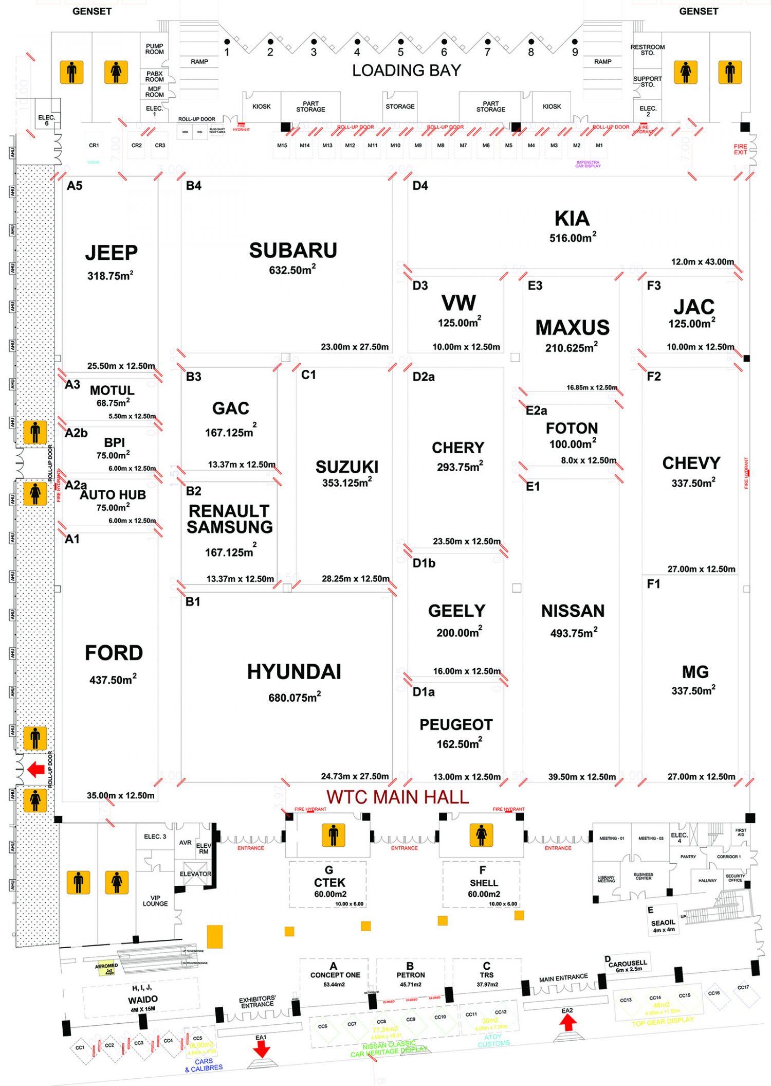 Floor Plan Shows Final List Of Mias Exhibitors Visor Ph