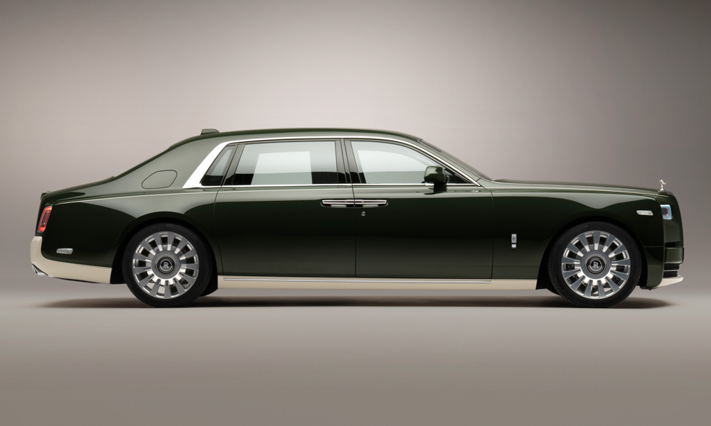 A Rolls-Royce Phantom that is an Hermès bag on wheels