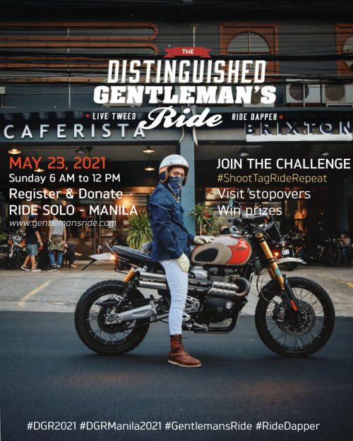 The Distinguished Gentleman’s Ride is happening on May 23 | VISOR.PH