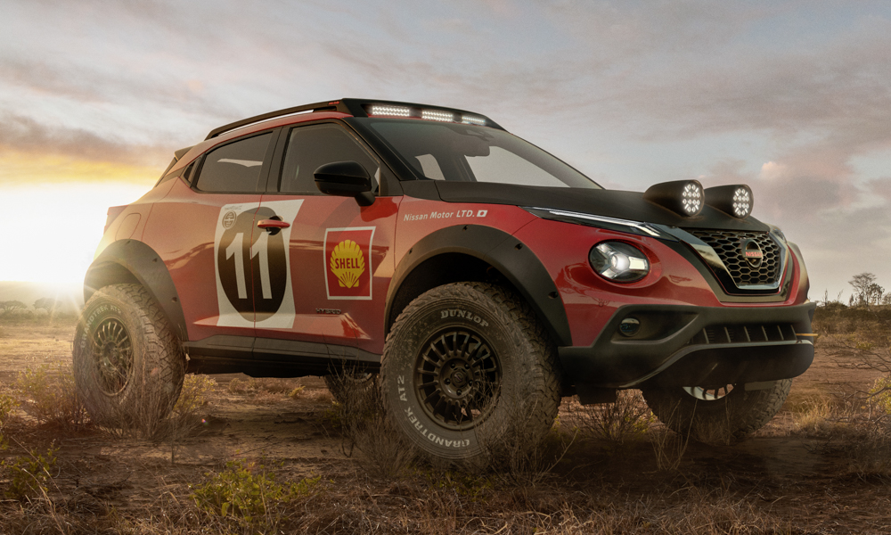 Nissan pays homage to an old rally car with the Juke