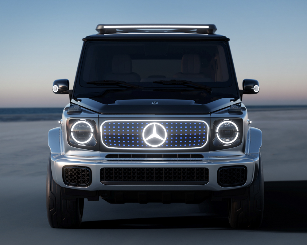 MercedesBenz unveils fully electric concept version of the GClass