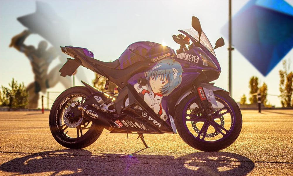Legend of Micah  Motorcycles with anime and manga wraps are called  itabikes  Facebook