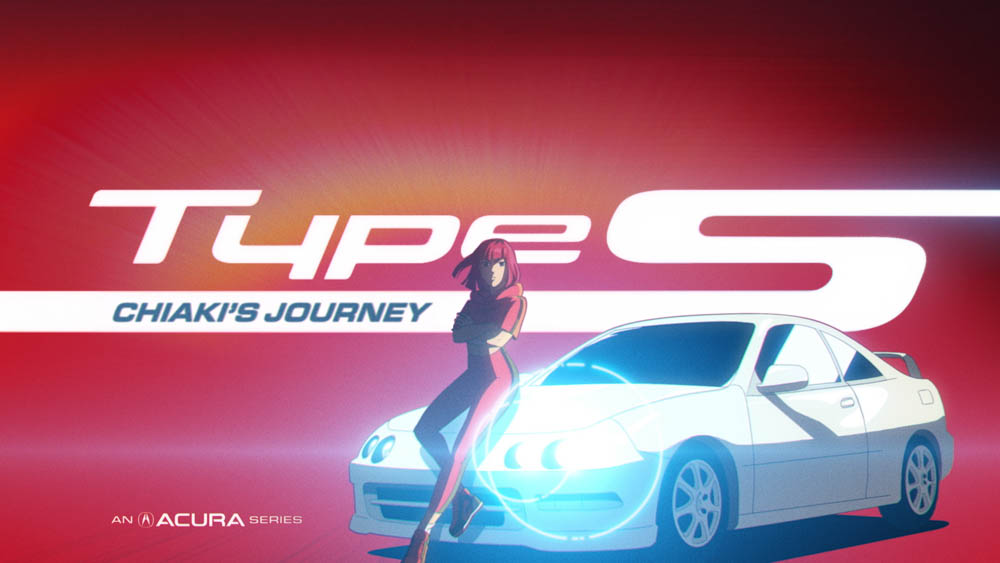 Acura performance cars showcased in anime series 'Type S: Chiaki's Journey