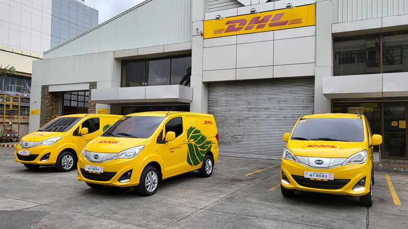 DHL Adds 3 BYD Electric Vans To Its Delivery Fleet | VISOR.PH