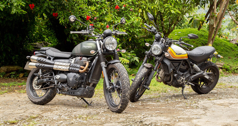 Scrambler Shoot Out Ducati Scrambler Vs Triumph Street Scrambler