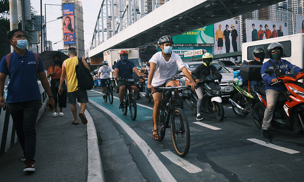 Motorcycle in best sale bike lane