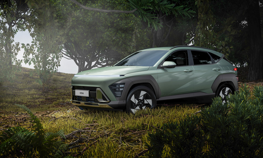 Thảm lót sàn ô tô cao su 3d hyundai Kona