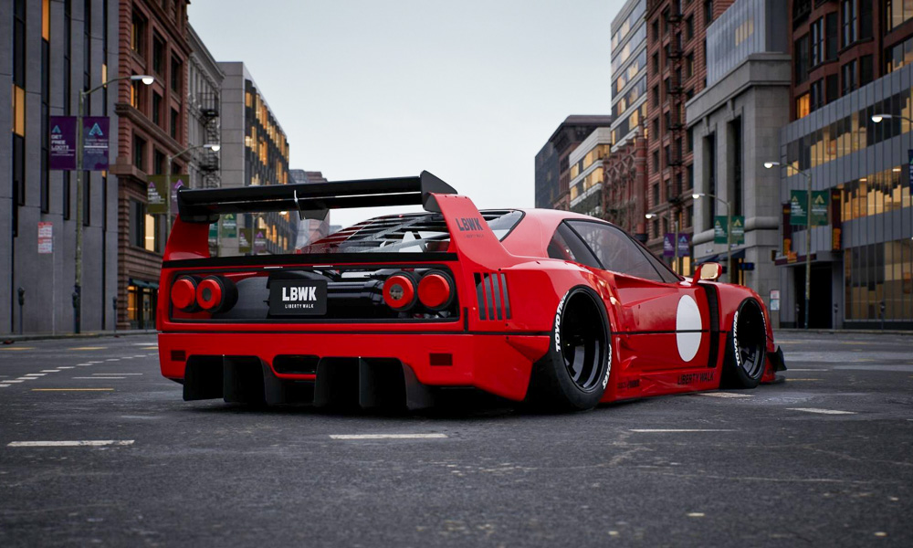 Ferrari F40 With Liberty Walk Widebody Kit Debuts At Tokyo Auto Salon