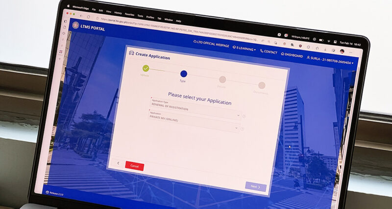 You Can Now Renew Your Car’s Registration Online Via LTMS | VISOR.PH