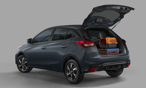 Toyota Yaris Window Deflectors 2007-2013 – Mugen Look Smoke
