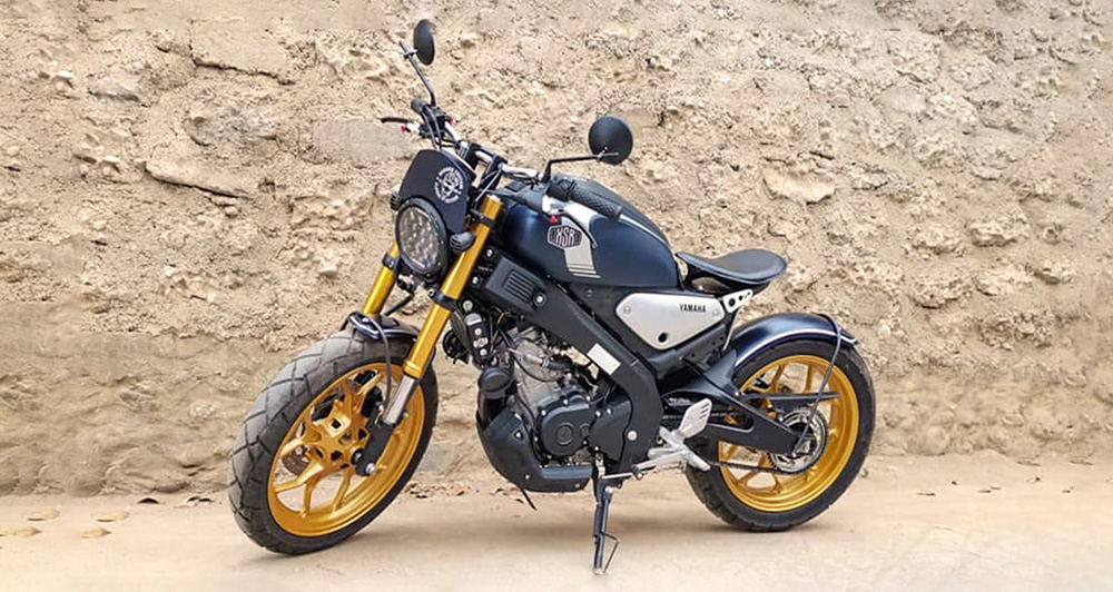 Yamaha xsr 155 clearance custom