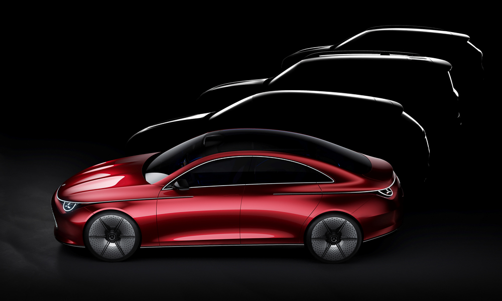 Mercedes-Benz Concept CLA-Class Is a Long-Range Entry-Level EV