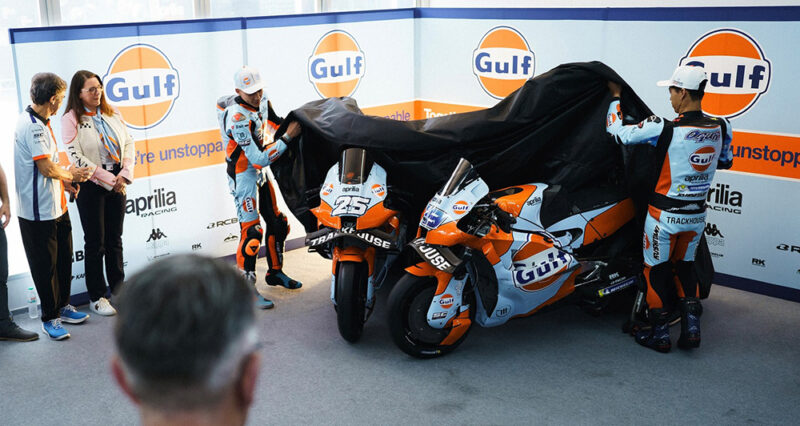 Gulf Oil x Trackhouse MotoGP: Historic livery unveiled | VISOR