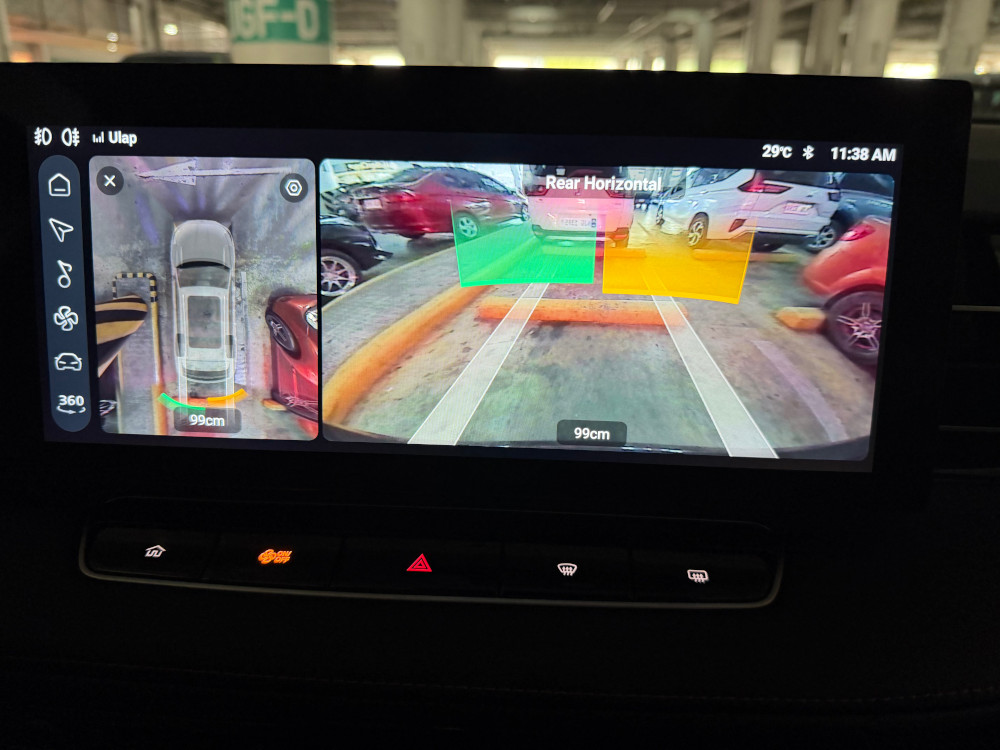 MG HS Hybrid rear view camera
