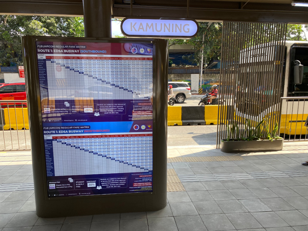 EDSA Kamuning bus stop