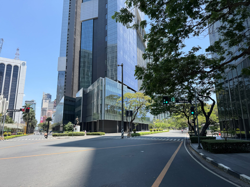 Makati empty roads holy week 2026