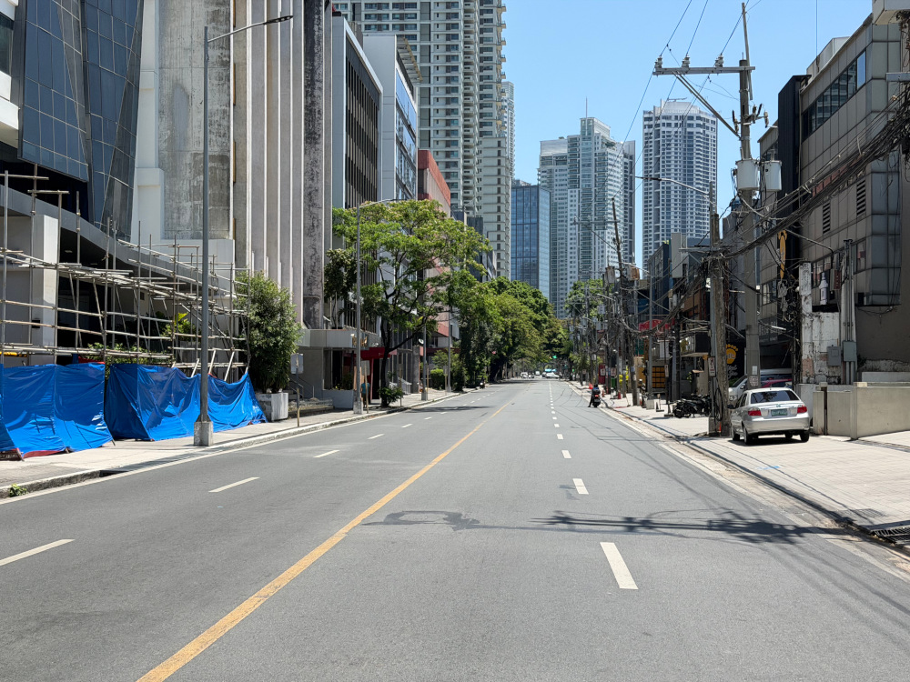 Makati empty roads holy week 2026