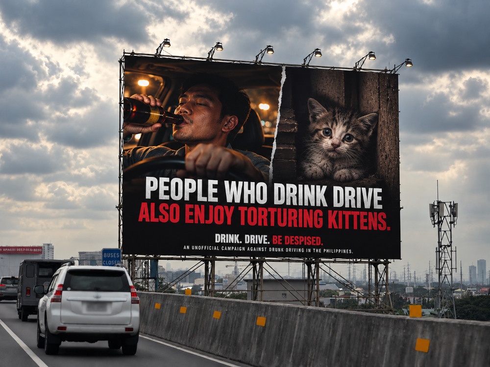 Manila anti drunk driving campaign